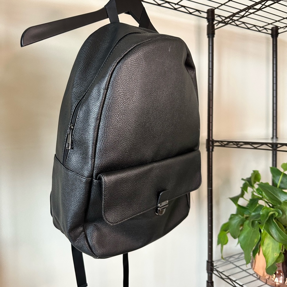 Faux Leather Backpack - Picture 2 of 3